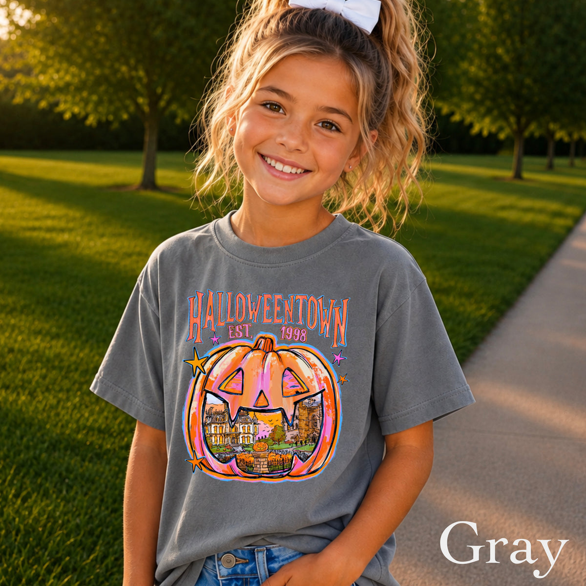 Halloween Youth Comfort Color T-Shirt