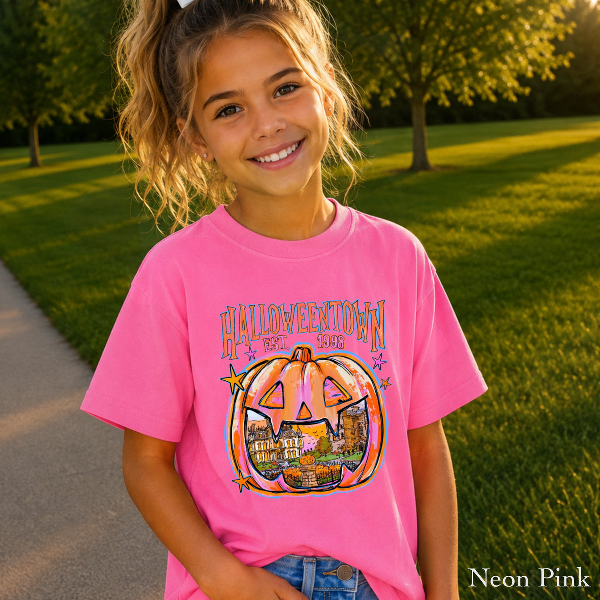 Halloween Youth Comfort Color T-Shirt