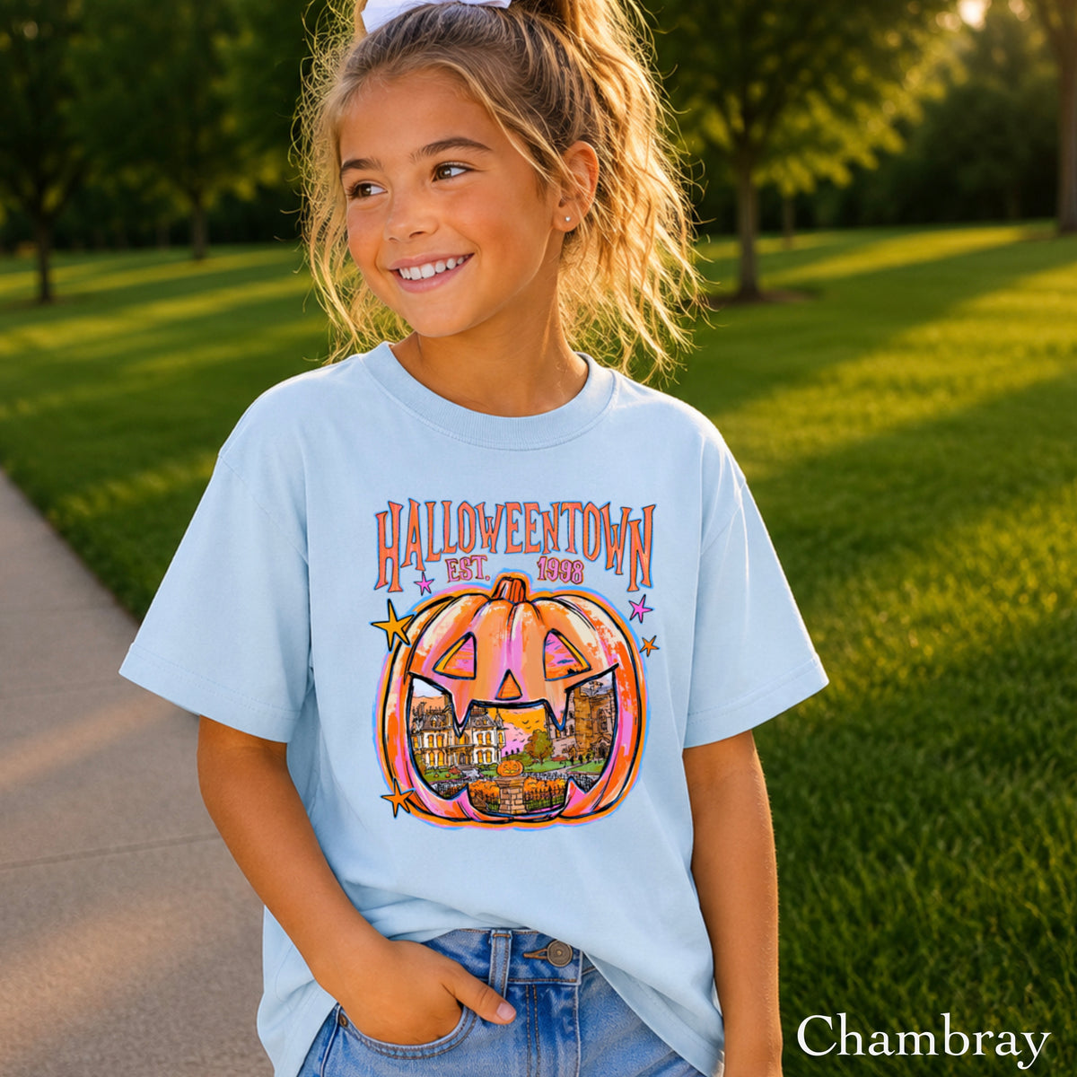 Halloween Youth Comfort Color T-Shirt