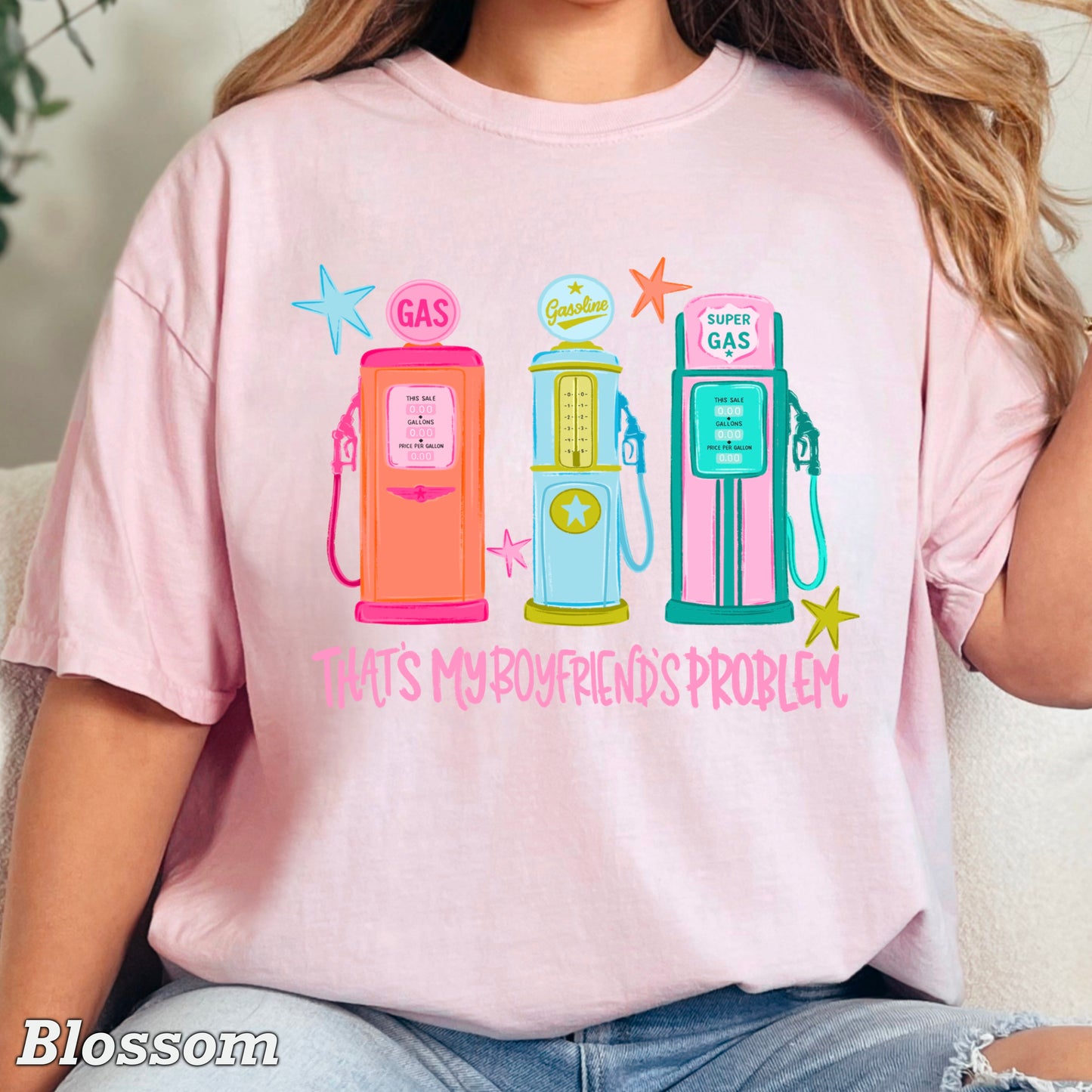 That’s My Boyfriends Problem Gas Station Comfort Color Graphic Tee