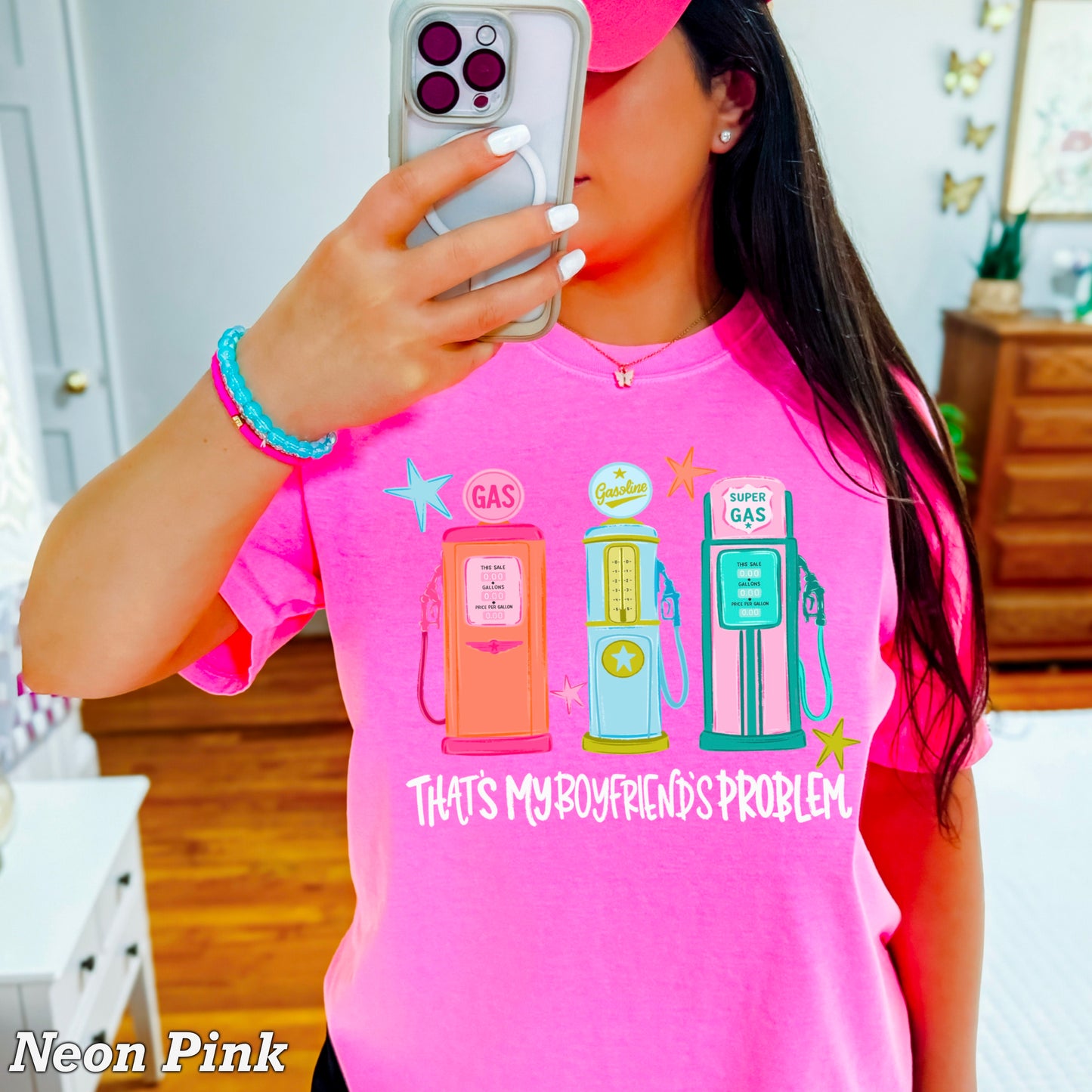 That’s My Boyfriends Problem Gas Station Comfort Color Graphic Tee