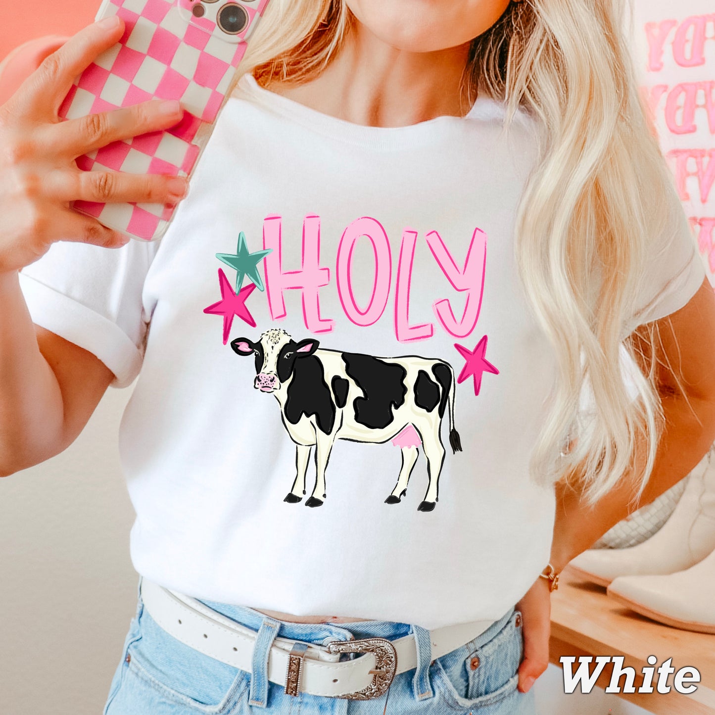 Holy Cow Comfort Color Graphic Tee