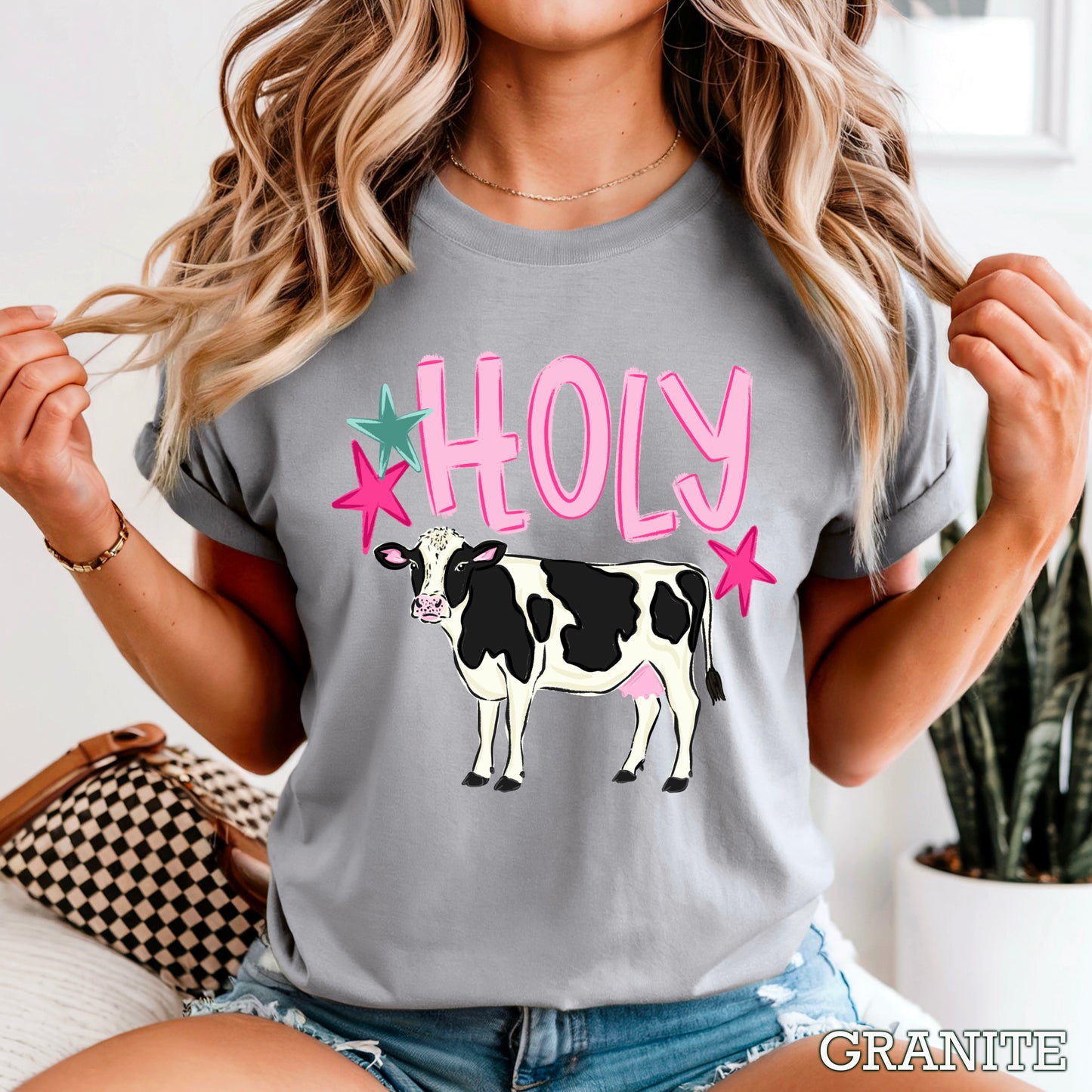Holy Cow Comfort Color Graphic Tee