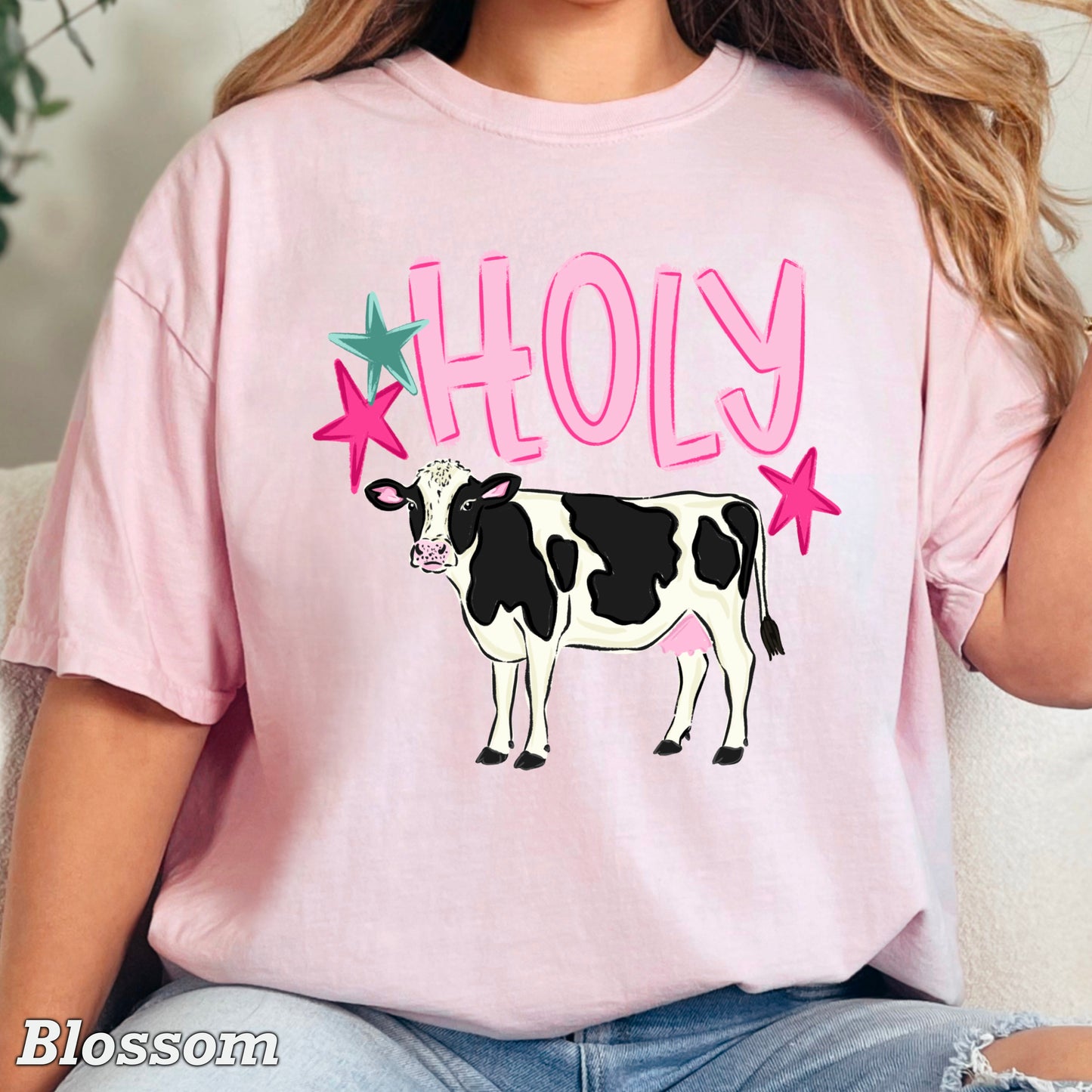 Holy Cow Comfort Color Graphic Tee