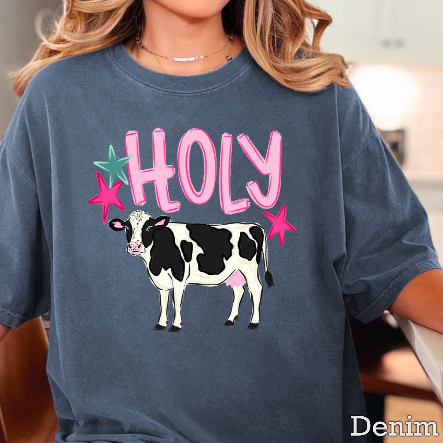 Holy Cow Comfort Color Graphic Tee