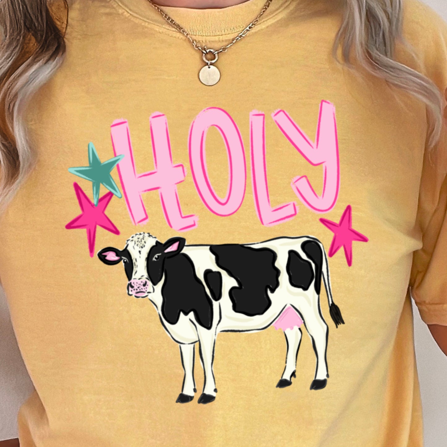 Holy Cow Comfort Color Graphic Tee