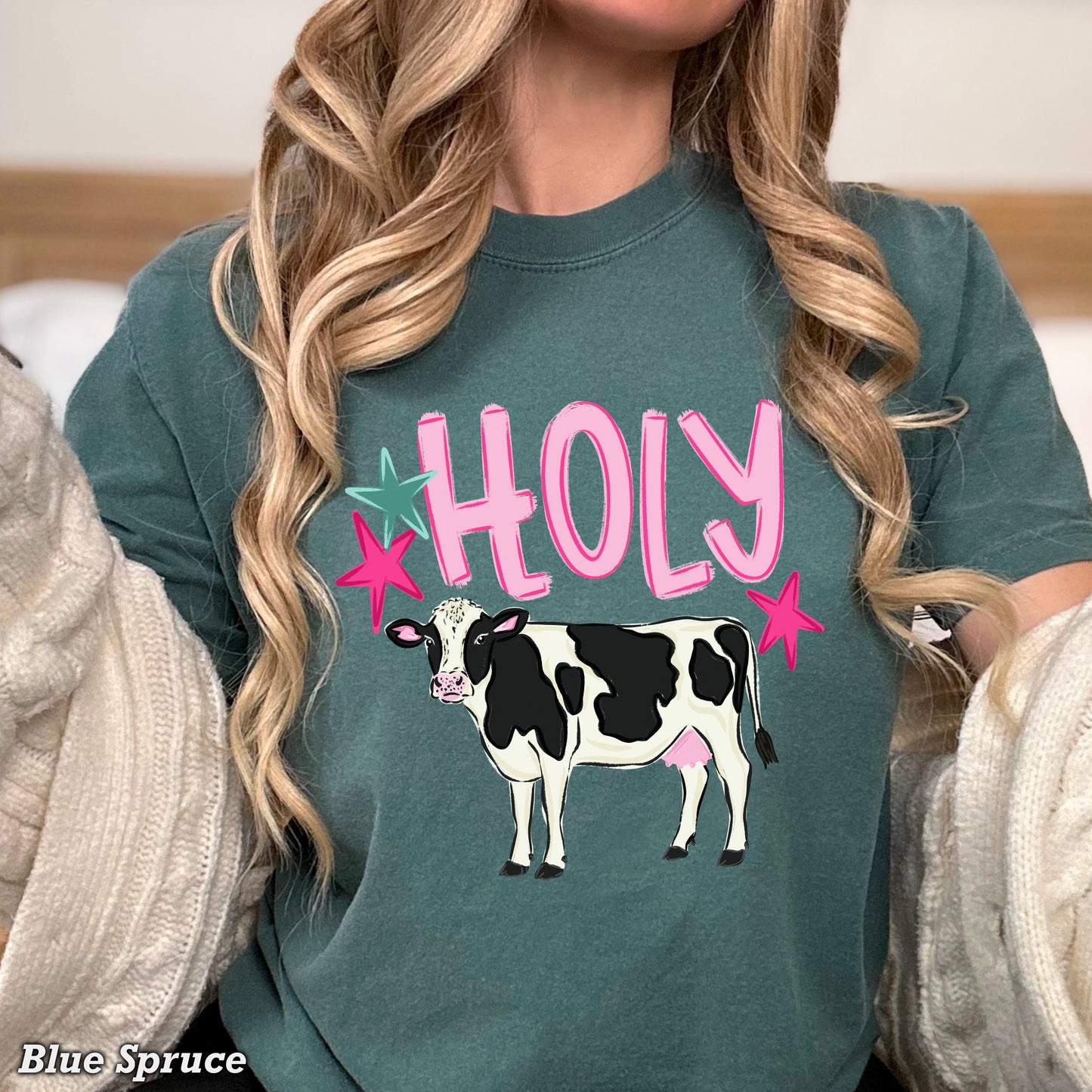 Holy Cow Comfort Color Graphic Tee