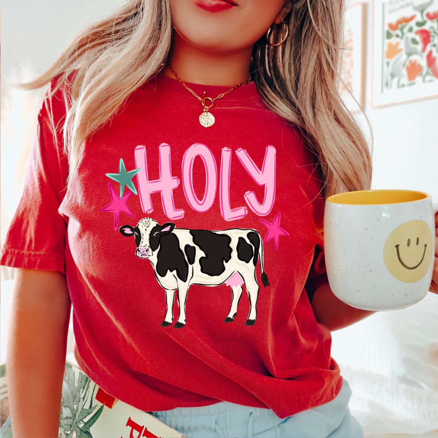 Holy Cow Comfort Color Graphic Tee