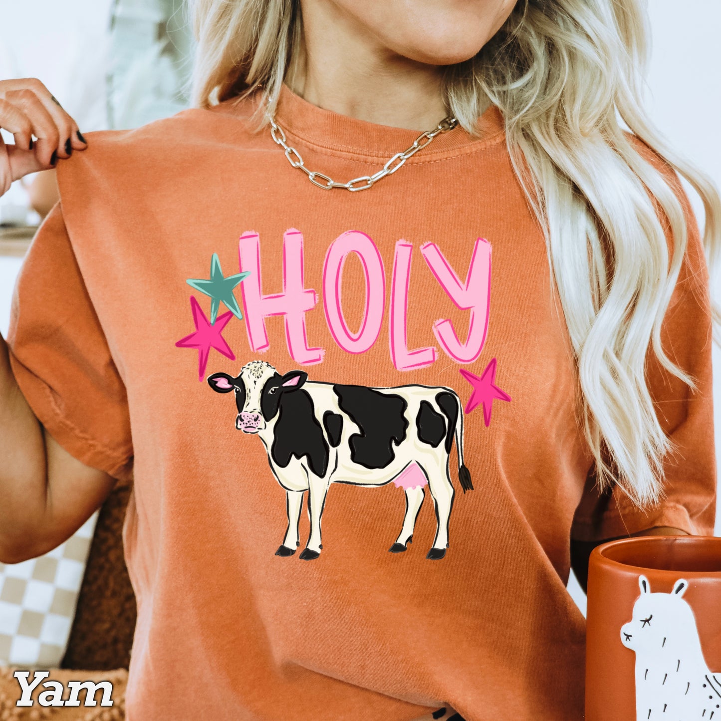 Holy Cow Comfort Color Graphic Tee