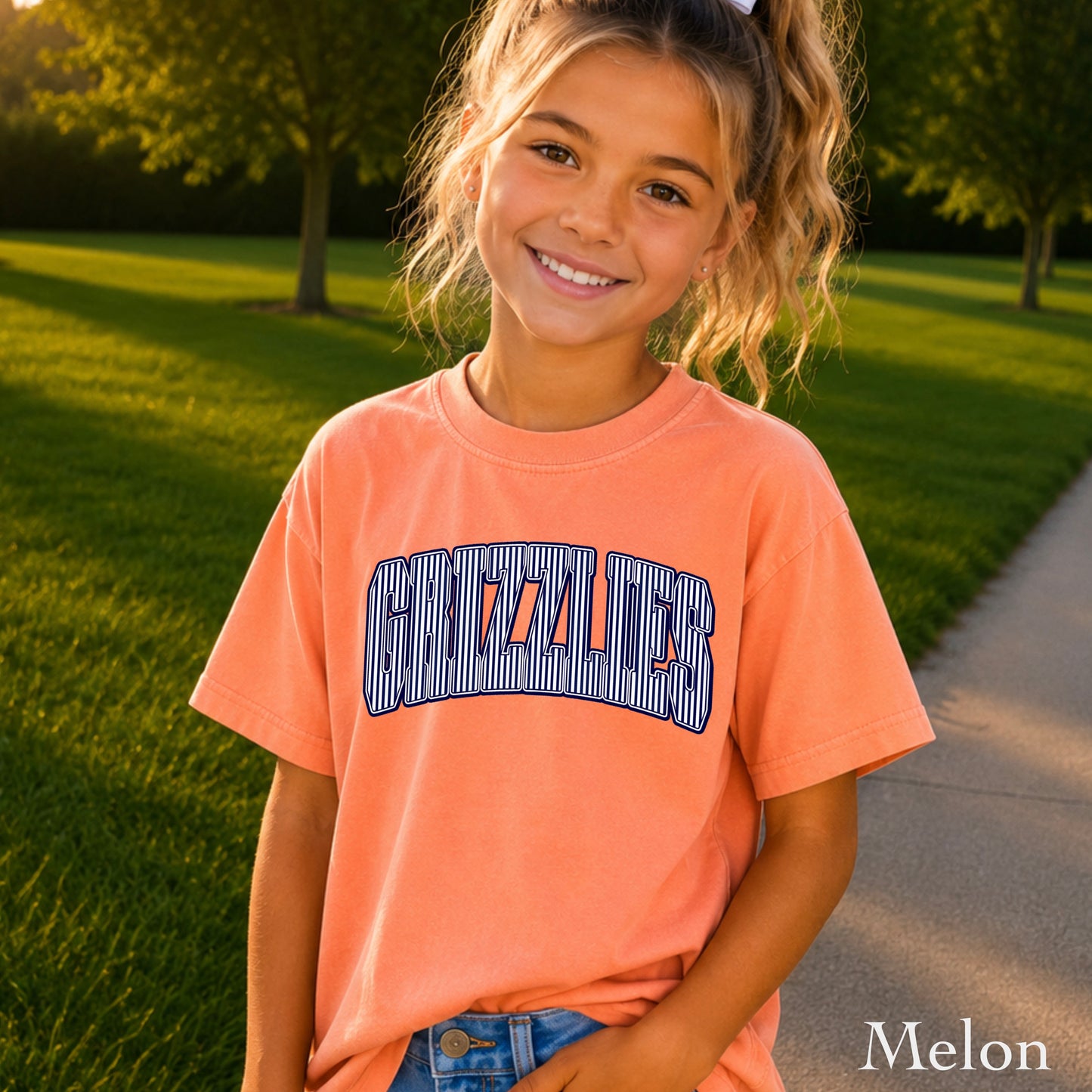 Grizzlies Youth Comfort Color T-Shirt