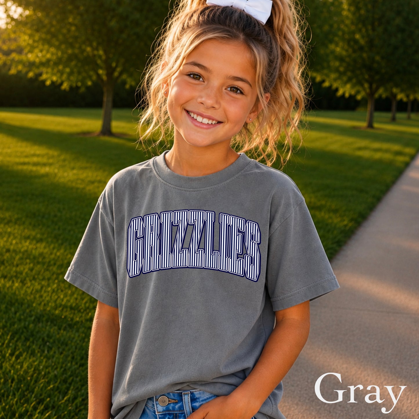 Grizzlies Youth Comfort Color T-Shirt