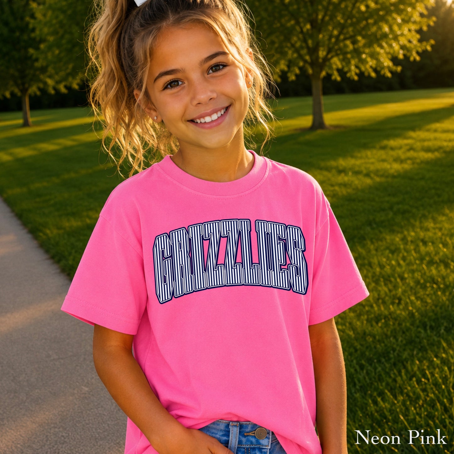 Grizzlies Youth Comfort Color T-Shirt