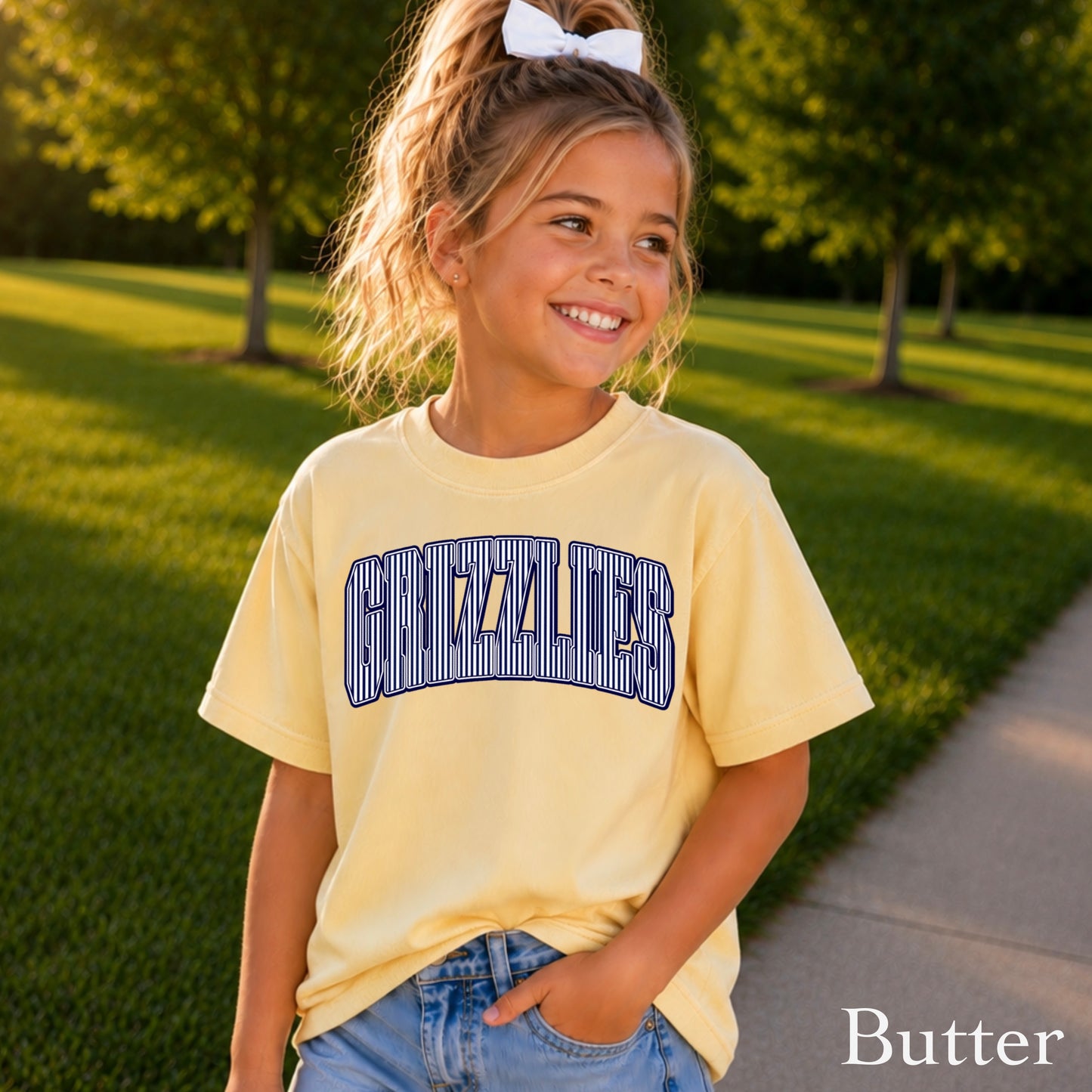 Grizzlies Youth Comfort Color T-Shirt