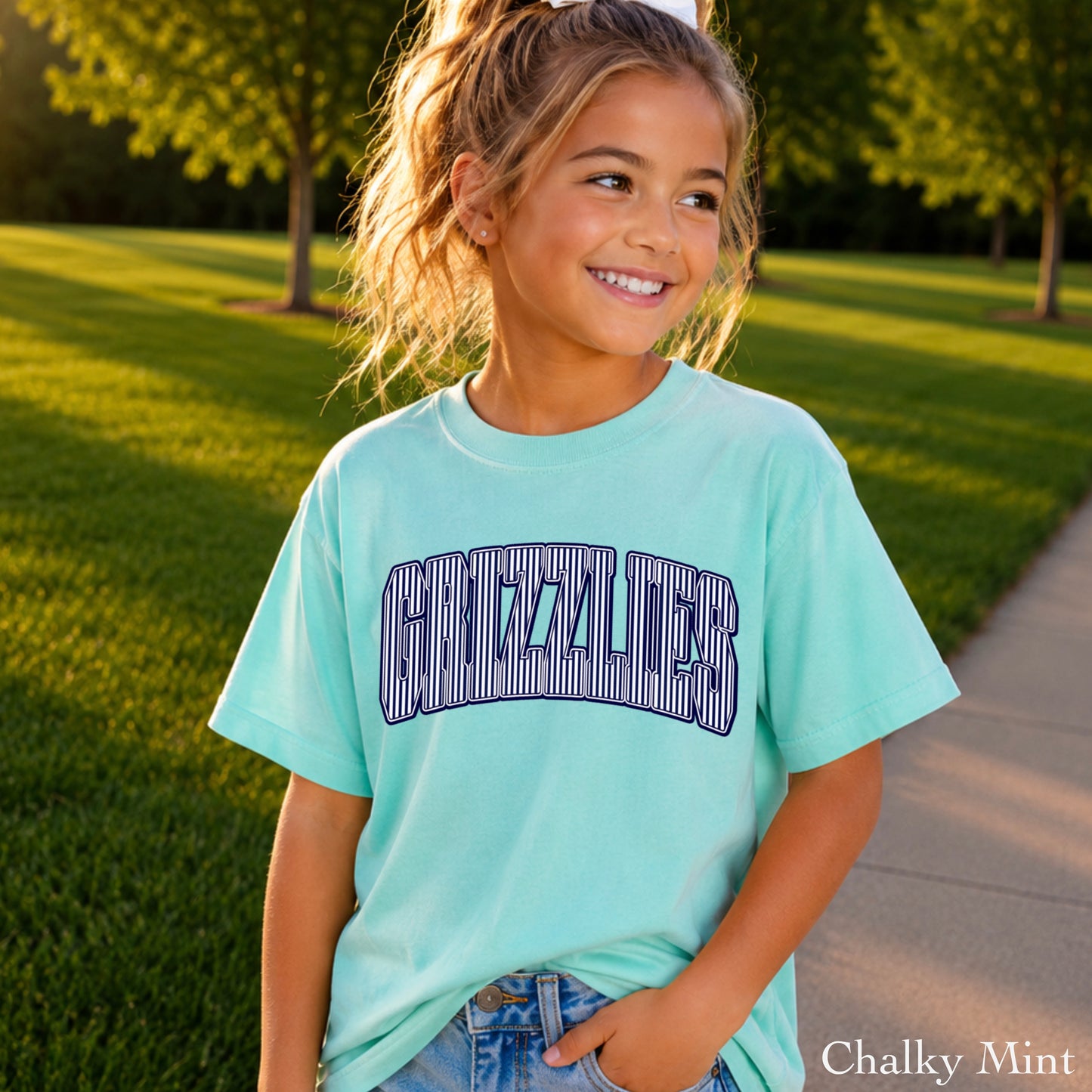 Grizzlies Youth Comfort Color T-Shirt