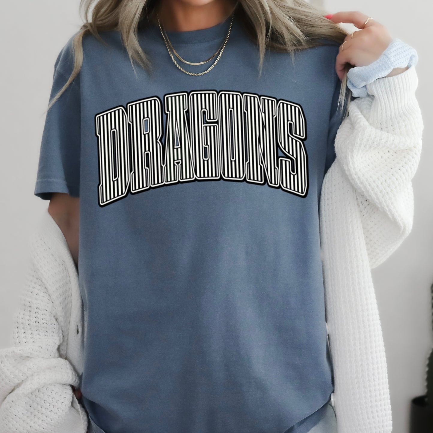 Dragons Comfort Color Graphic Tee