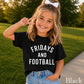 Fridays And Football Youth Comfort Color T-Shirt