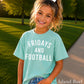 Fridays And Football Youth Comfort Color T-Shirt