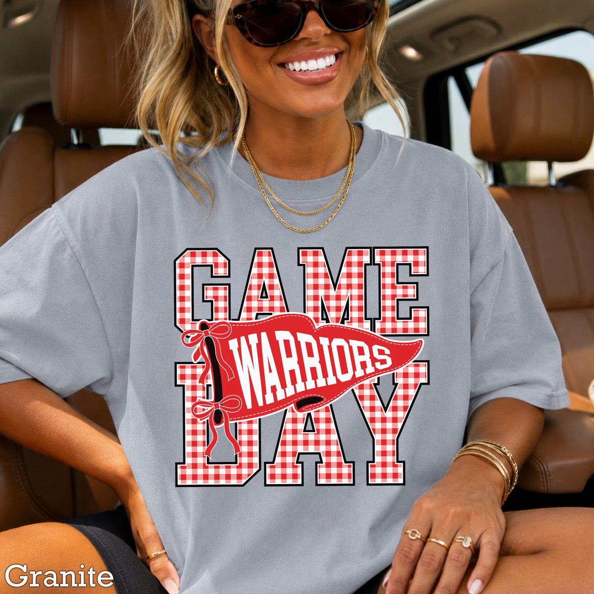 Warriors Comfort Color Graphic Tee