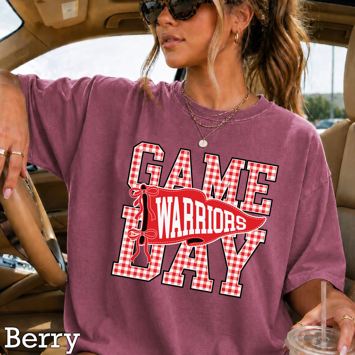 Warriors Comfort Color Graphic Tee