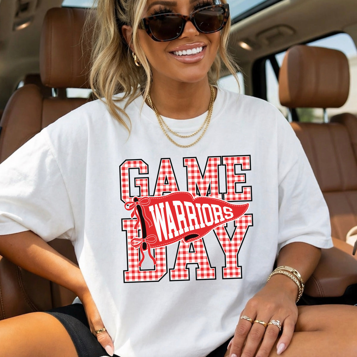 Warriors Comfort Color Graphic Tee