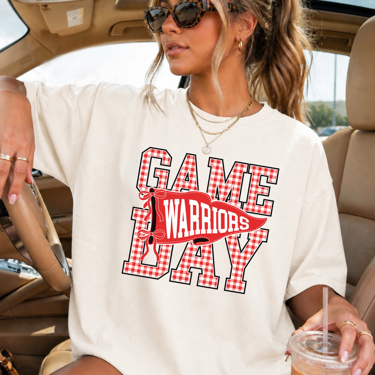 Warriors Comfort Color Graphic Tee