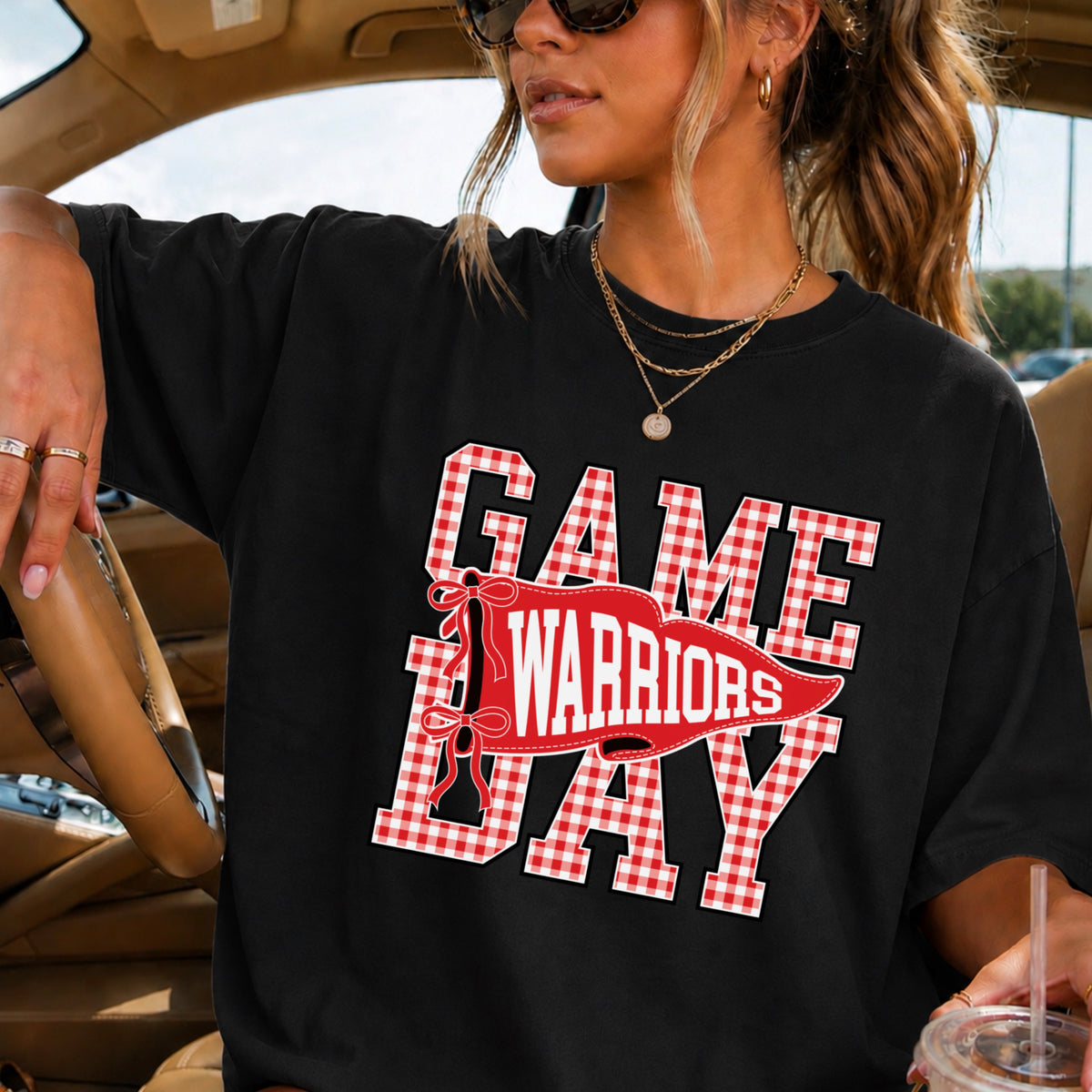 Warriors Comfort Color Graphic Tee