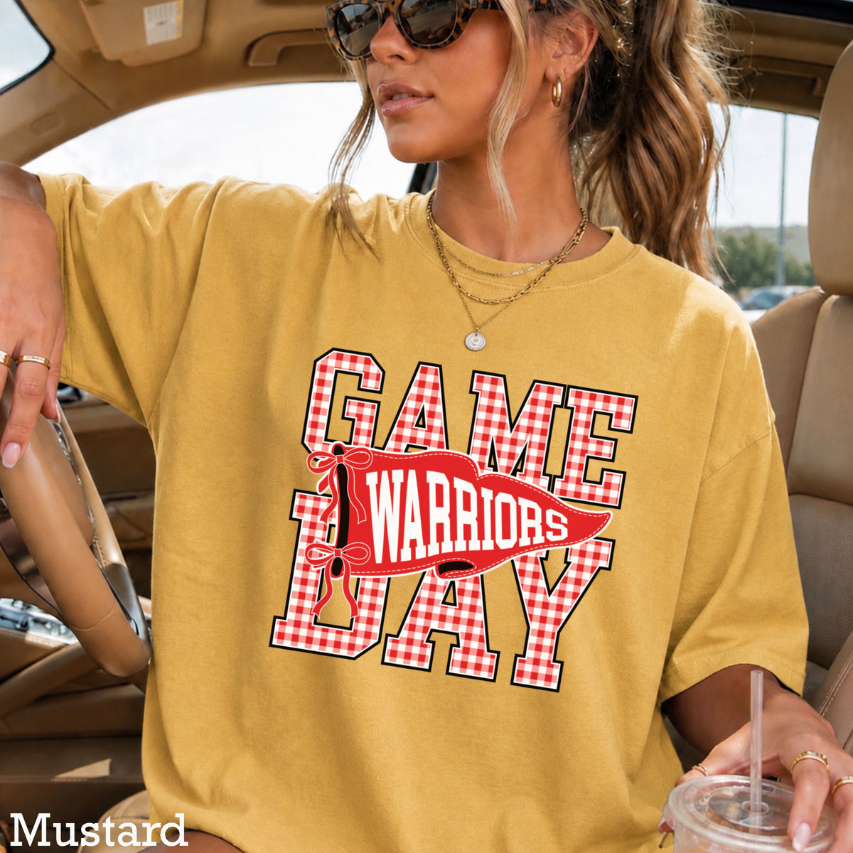 Warriors Comfort Color Graphic Tee