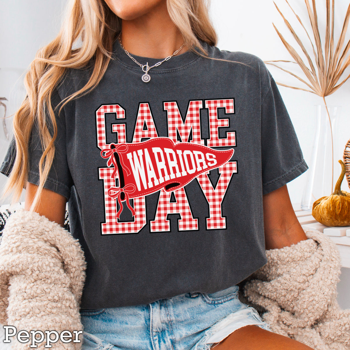 Warriors Comfort Color Graphic Tee