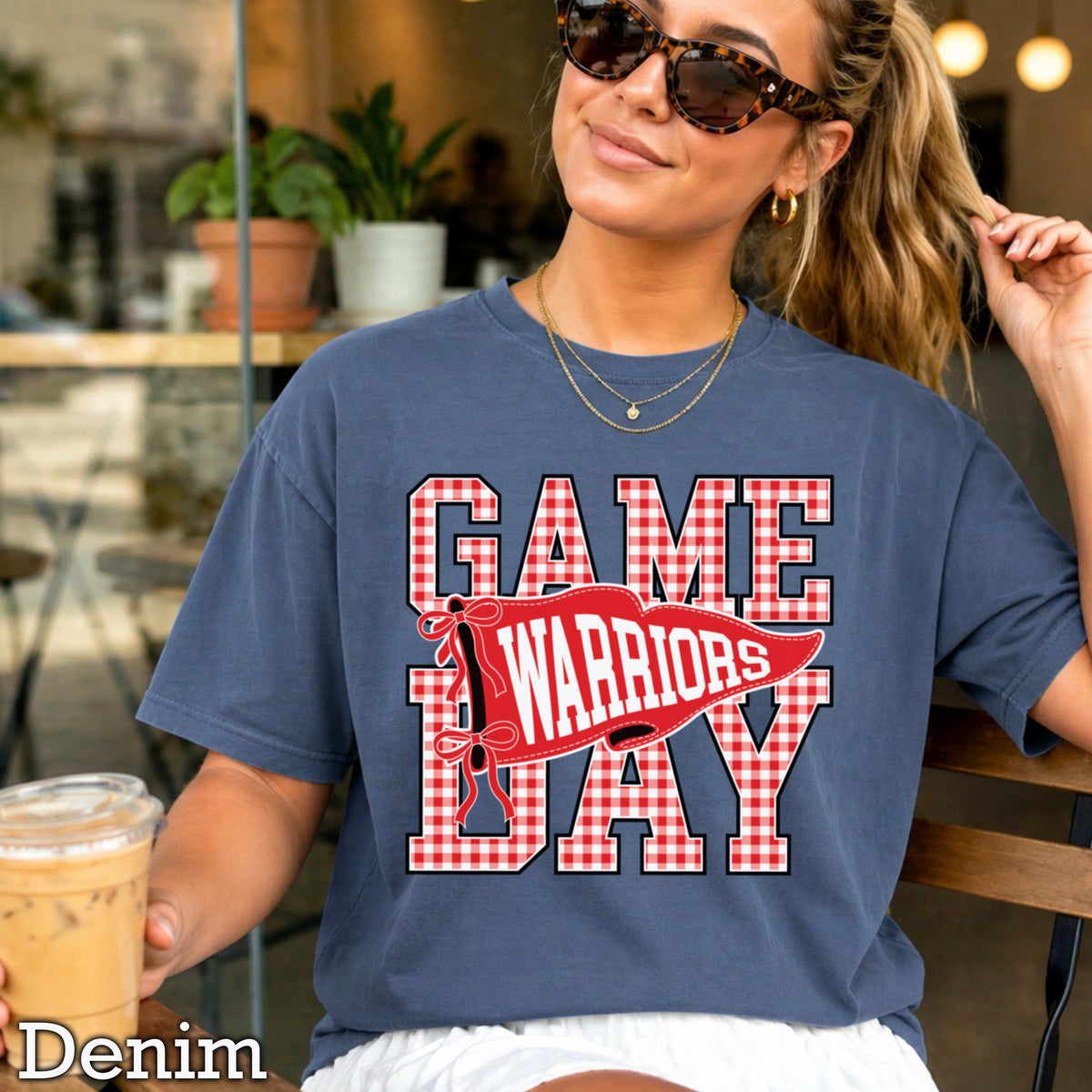 Warriors Comfort Color Graphic Tee