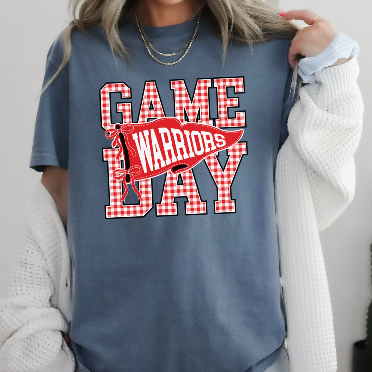 Warriors Comfort Color Graphic Tee