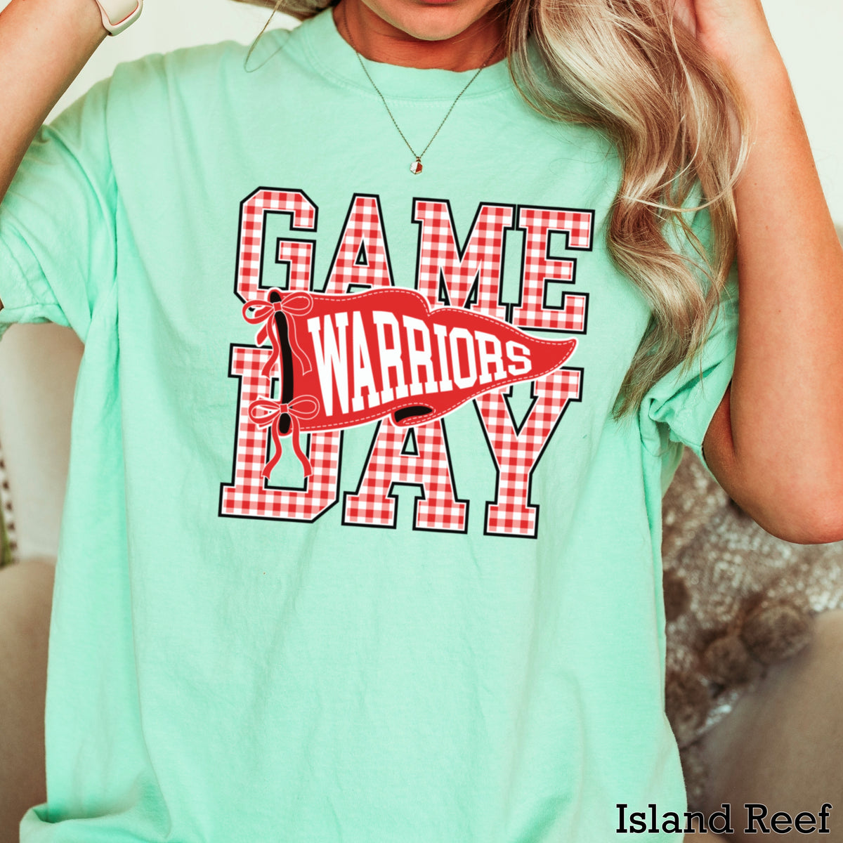 Warriors Comfort Color Graphic Tee