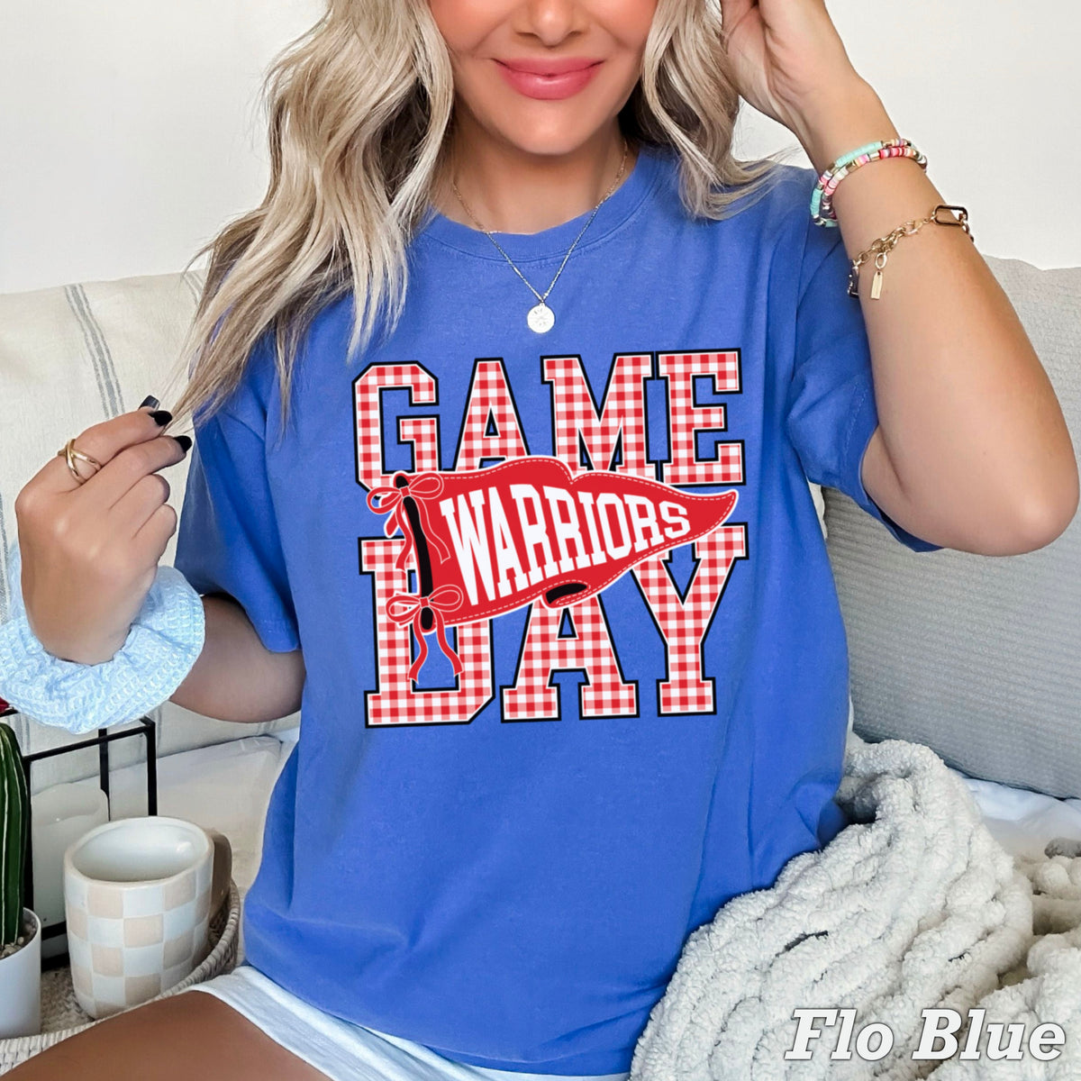 Warriors Comfort Color Graphic Tee