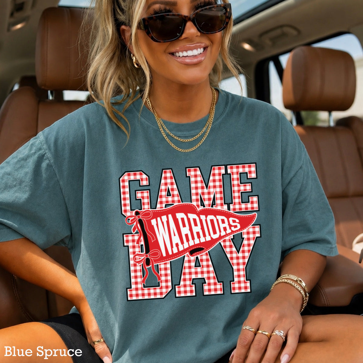 Warriors Comfort Color Graphic Tee