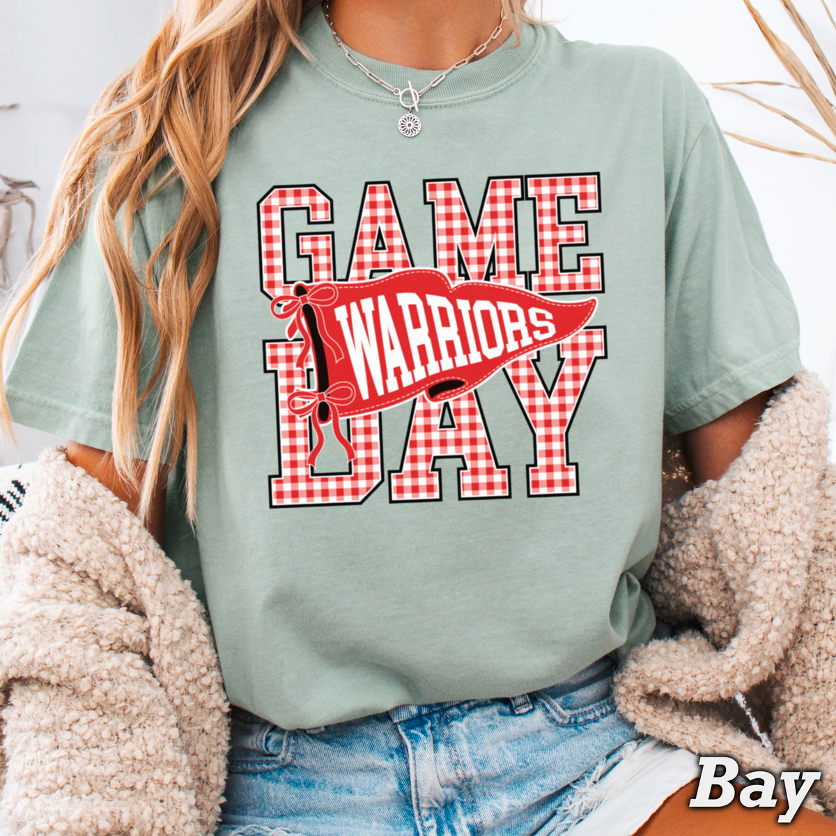 Warriors Comfort Color Graphic Tee