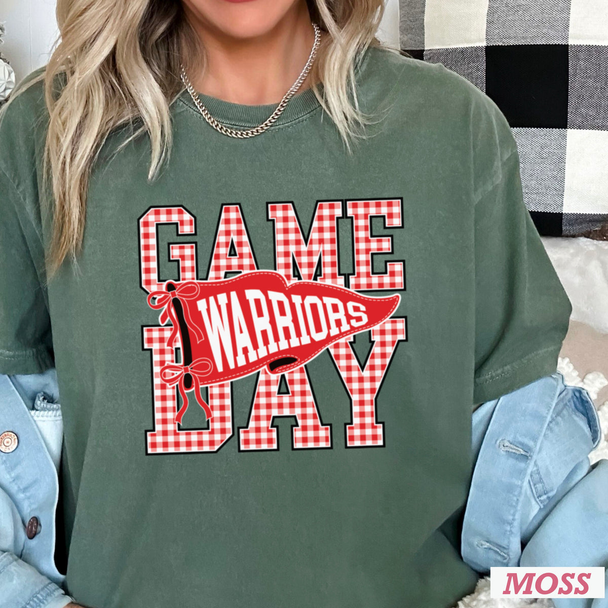 Warriors Comfort Color Graphic Tee
