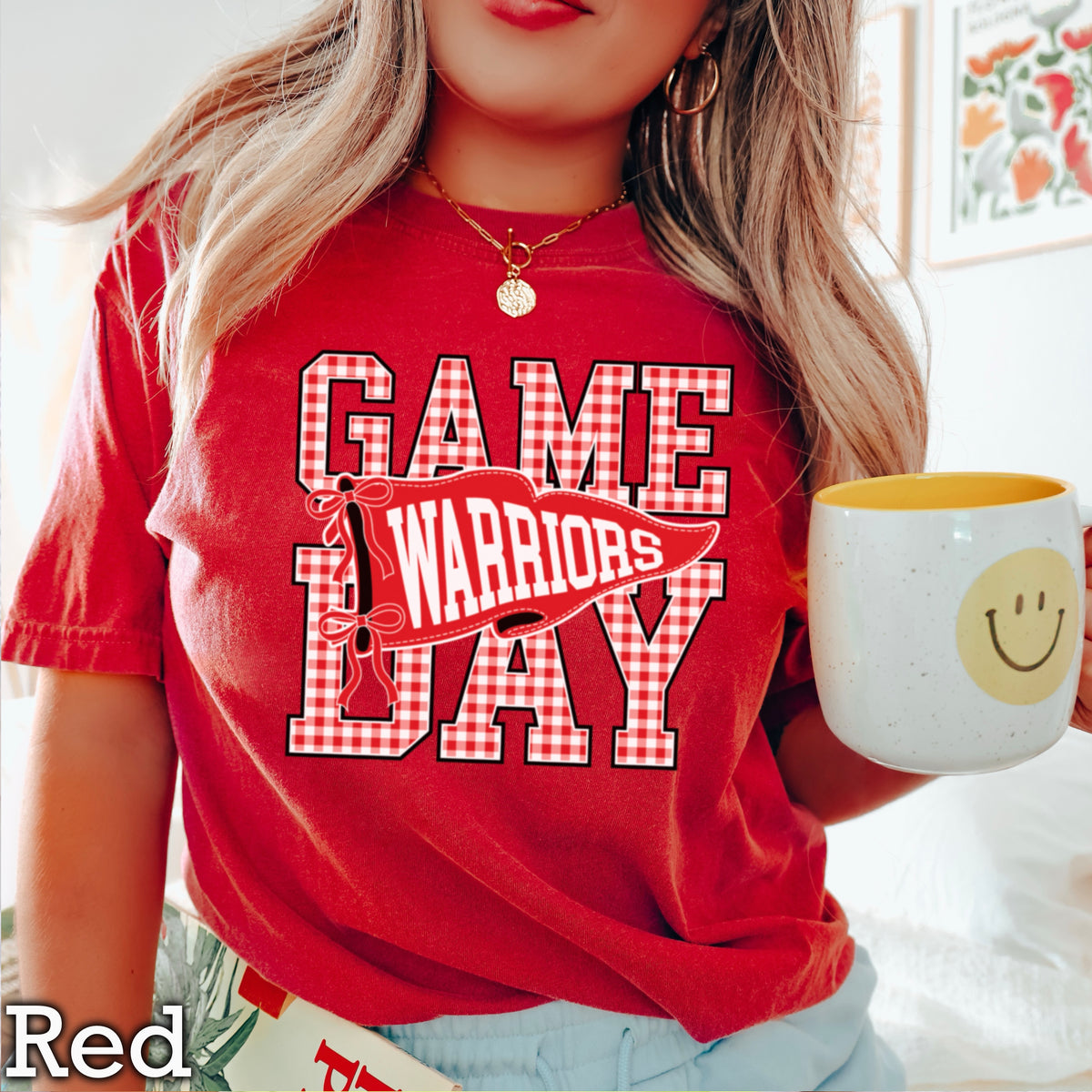 Warriors Comfort Color Graphic Tee
