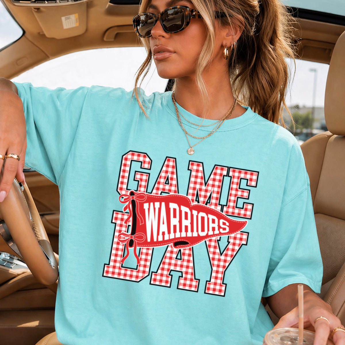 Warriors Comfort Color Graphic Tee