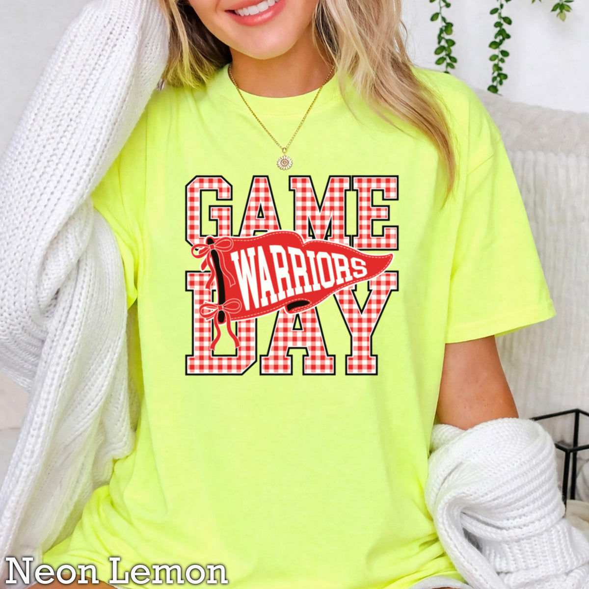 Warriors Comfort Color Graphic Tee