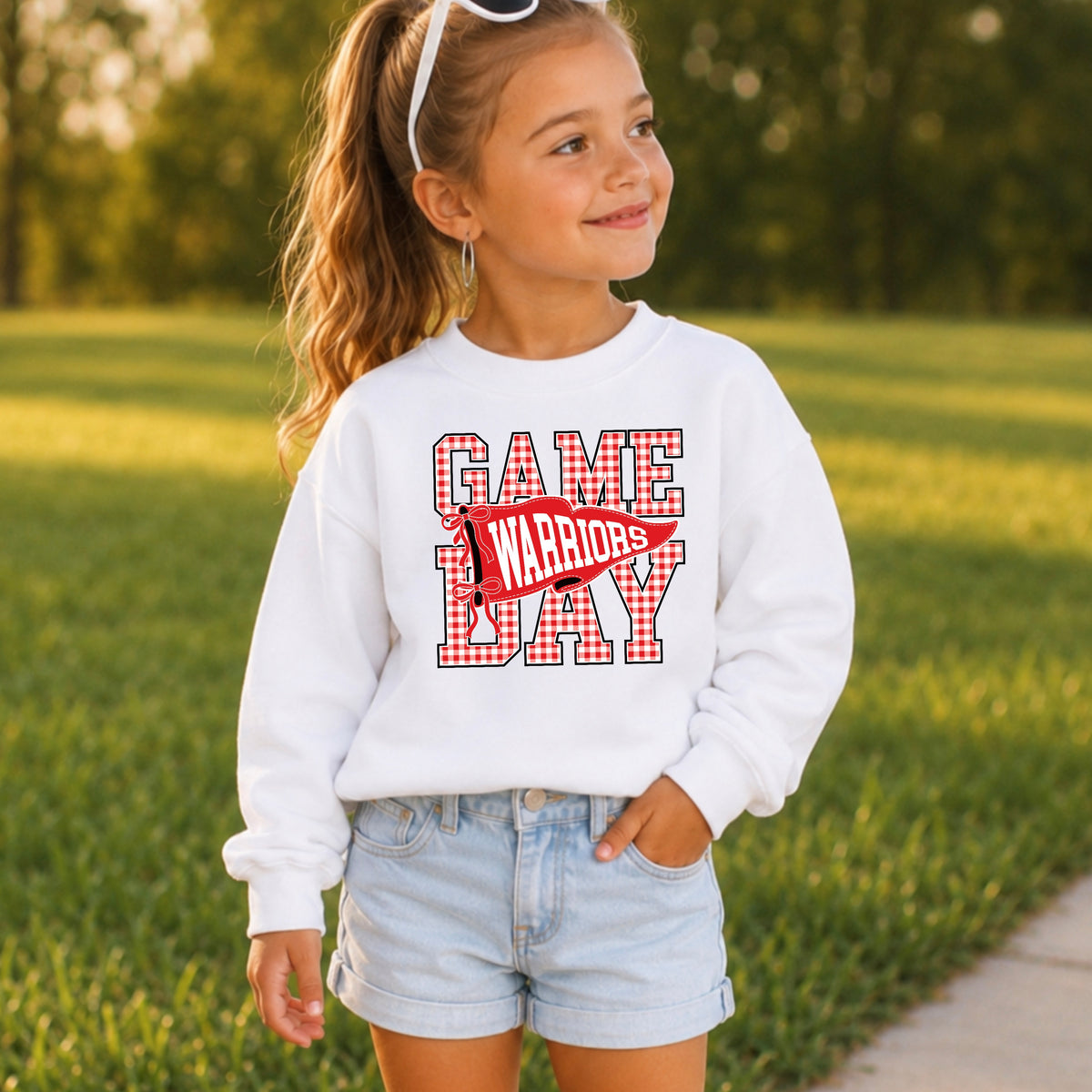 Warriors Youth Crewneck Sweatshirt