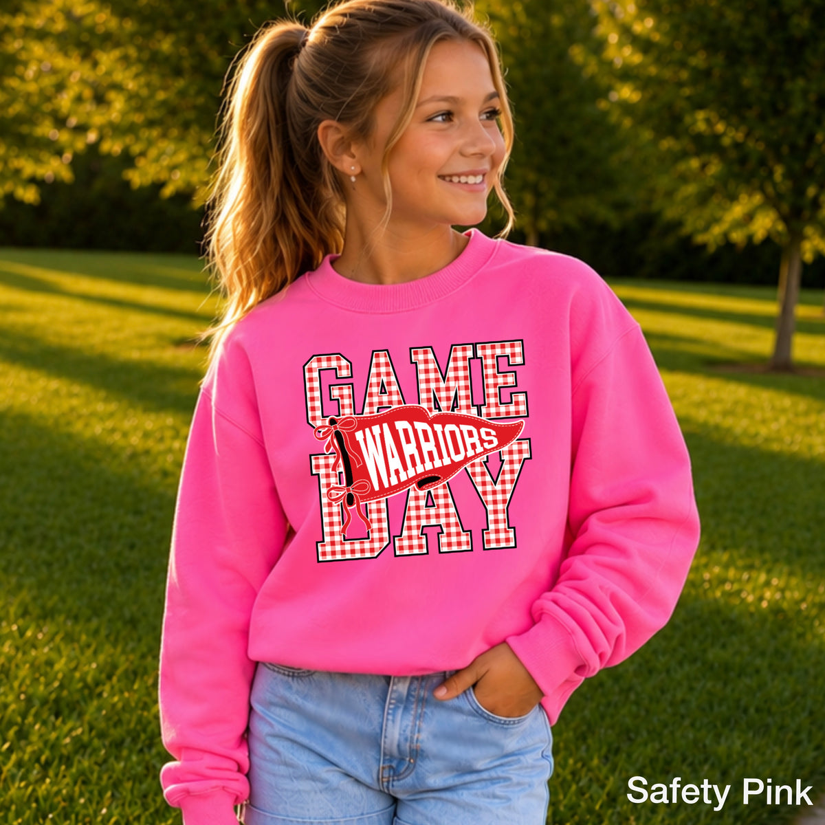 Warriors Youth Crewneck Sweatshirt