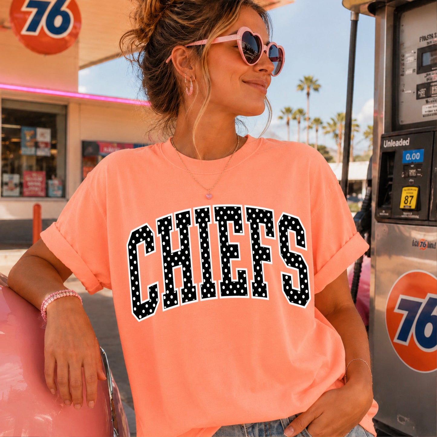 Chiefs Comfort Color Graphic Tee