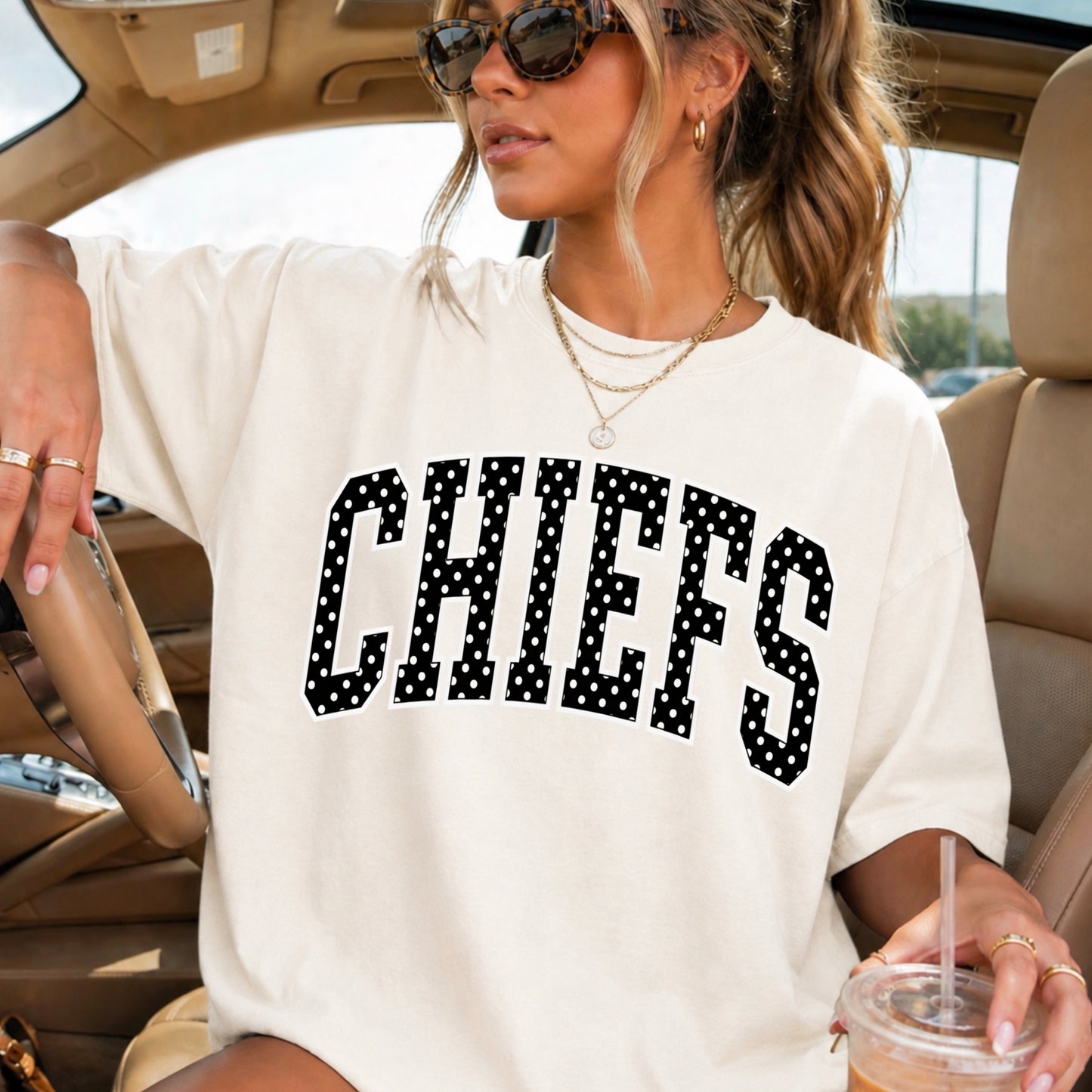Chiefs Comfort Color Graphic Tee
