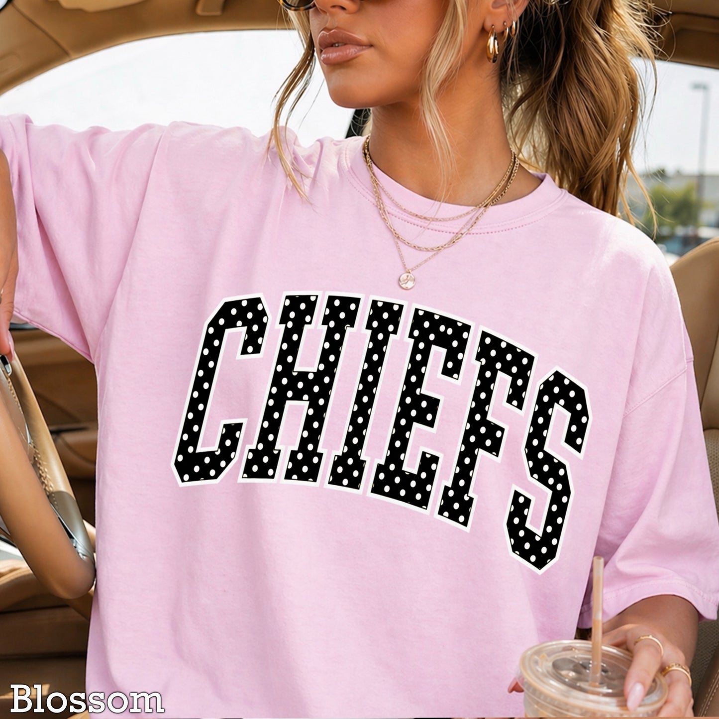 Chiefs Comfort Color Graphic Tee