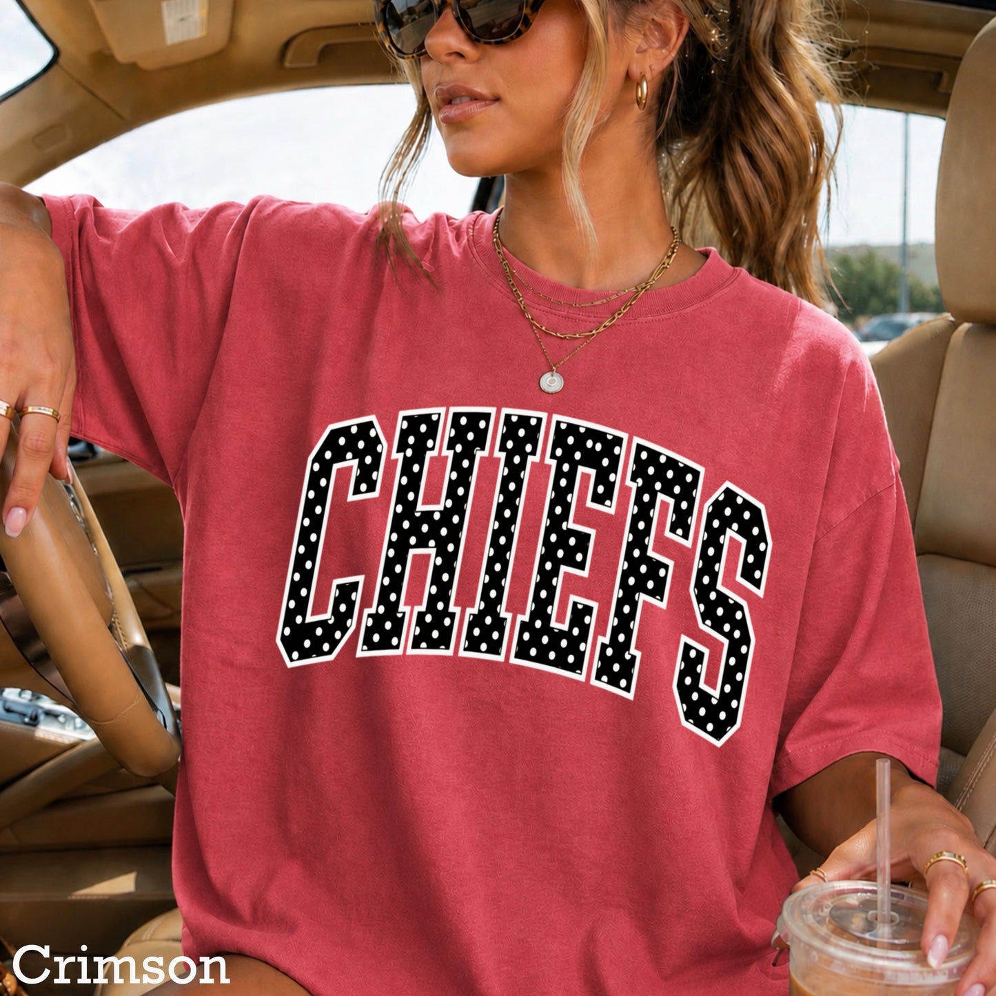 Chiefs Comfort Color Graphic Tee