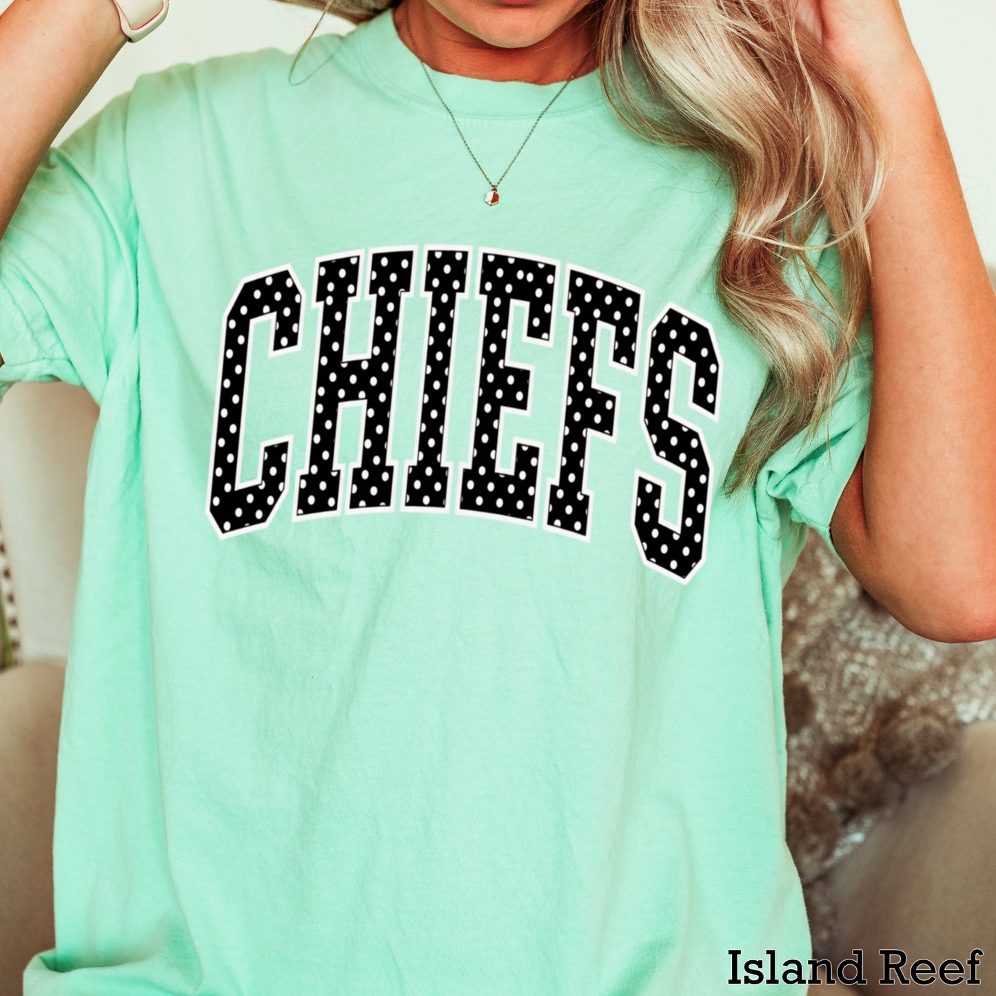Chiefs Comfort Color Graphic Tee