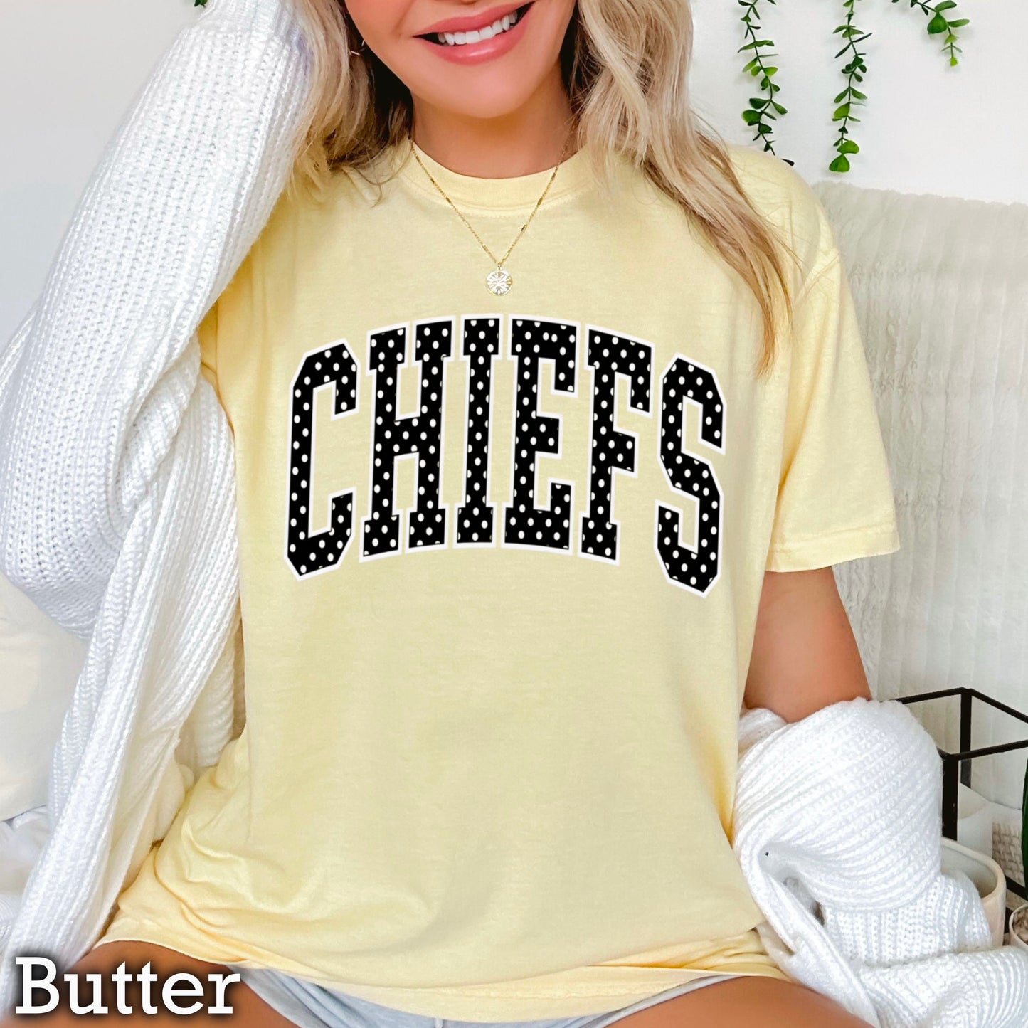 Chiefs Comfort Color Graphic Tee