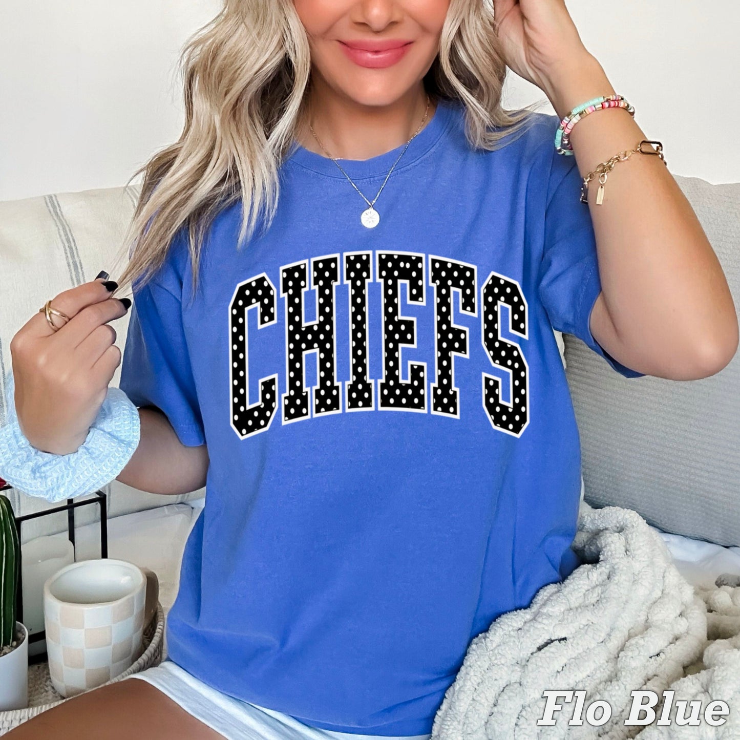 Chiefs Comfort Color Graphic Tee