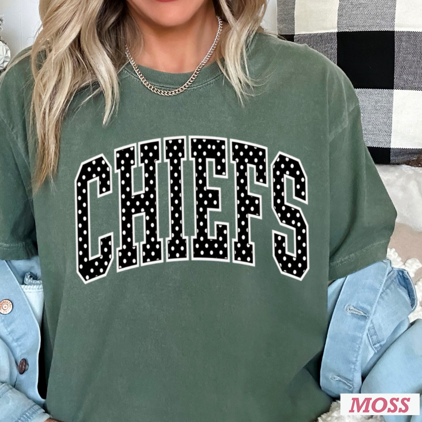 Chiefs Comfort Color Graphic Tee