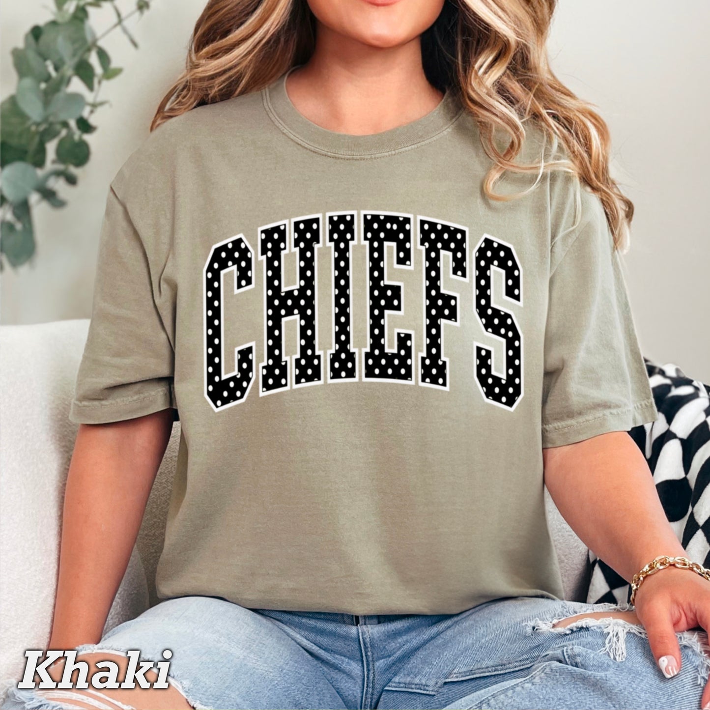 Chiefs Comfort Color Graphic Tee