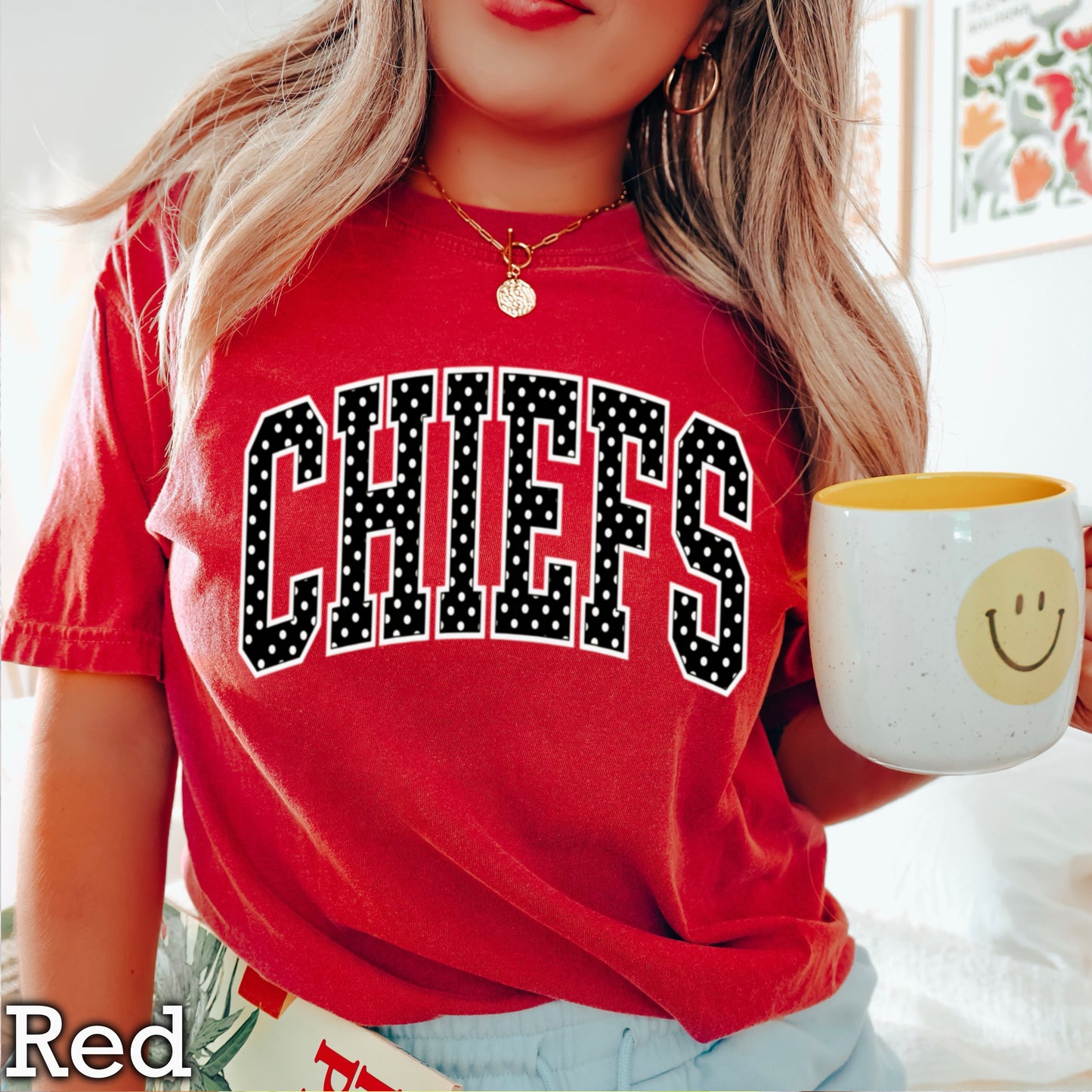 Chiefs Comfort Color Graphic Tee